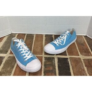 Converse Chuck Taylor All-Star Low Top Sneakers Women 10.5 Men 8.5‎ Aqua Blue